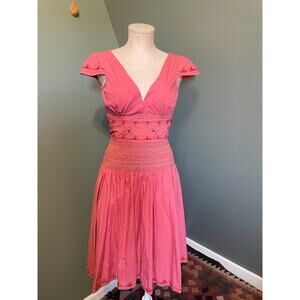 NWT Plenty Pink with Beading Dress. Sz 2.